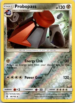 PROBOPASS - 86/145 Guardians Rising - POKEMON Reverse Holo NM/M - Image 1
