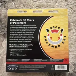 Pokemon TCG: Pokemon Day 2026 Collection Box - 30th Anniversary - NEW SEALED - Image 3
