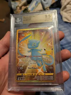 Portuguese Celebrations Pokemon Gold Mew 9.5 - Image 2