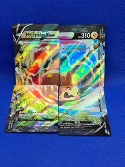 Pokemon Sword & Shield Morpeko V-Union SWSH215 SWSH216 SWSH217 SWSH218 Set of 4 - Image 1