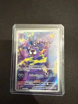 Gastly 177/162 Illustration Rare IR Temporal Forces Pokemon TCG NM Holo - Image 5