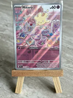 Pokemon TCG Milcery 152/142 Stellar Crown Illustration Rare Holo (English) - NM - Image 1