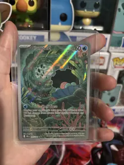 Pokemon TCG Clamperl 195/182 Sv10 Destined Rivals Illustration Rare Holo 60 HP - Image 1