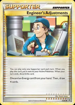 Pokemon Engineer's Adjustments (75/109) HS—Unleashed LP - Image 1