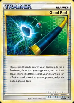 Pokemon Good Rod (76/120) Unleashed MP REVERSE HOLO - Image 1
