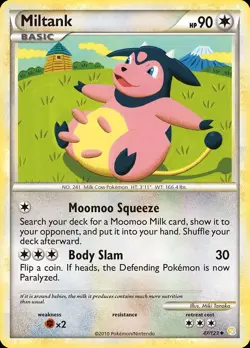 Pokemon Miltank (47/139) HeartGold & SoulSilver LP - Image 1