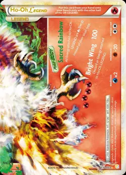 Pokemon Ho-Oh LEGEND (112/146) HeartGold & SoulSilver NM HOLO - Image 1