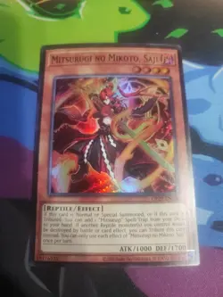 1x Yu-Gi-Oh! Mitsurugi No Mikoto, Saji - OP29-EN006 - Super Rare - NM - Image 1