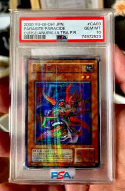 YU-GI-OH! PSA 10 PARASITE PARACIDE |Uncensored 2000 Curse Of Anubis POP 8 🎁 - Image 1
