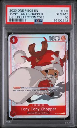 2023 ONE PIECE GIFT COLL 2023 #006 TONY TONY CHOPPER PSA 10 - Image 1