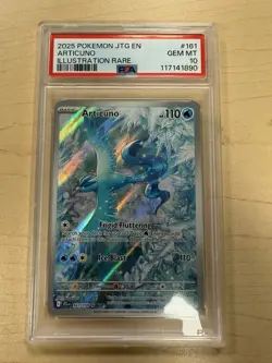 Pokemon- Articuno 161/159: Journey Together Holo PSA 10 - Image 1