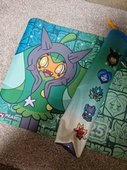 pokemon international championships 2025 playmat ogerpon (used) - Image 1