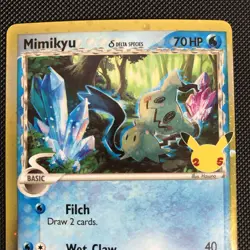 Pokemon TCG - Mimikyu (Delta Species) SWSH136 NM Holo Sword & Shield Promo - Image 2
