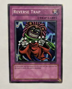 Yugioh Reverse Trap 2002 SDY-047 Common 1st Edition - Image 1