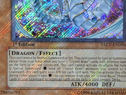 Yugioh Rainbow Dragon TAEV-EN006 1st Edition Secret Rare Holo Bleed PSA 9 Mint - Image 3