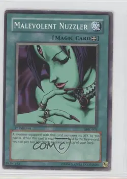 Malevolent Nuzzler 1st Ed. YuGiOh Magic Ruler Booster #MRL-005 2002 READ - Image 1