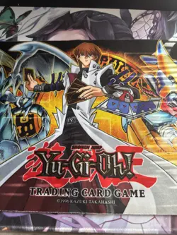 Yugioh Kaiba XYZ Dragon Blue-Eyes White Dragon Playmat Konami Gold Series 4 Mat - Image 3