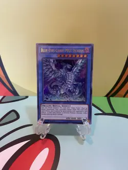 Yugioh! Card Blue-Eyes Chaos MAX Dragon DUPO-EN048 Ultra Rare 1st Edition NM - Image 1