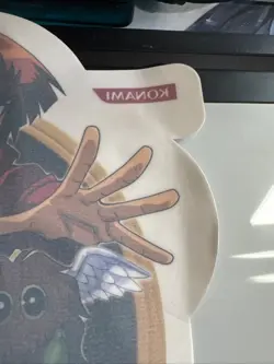 Yugioh Gx Rare Promo Window Cling 9" x 11" Yu Gi Oh Konami Upper deck - Image 4