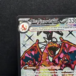 Pokemon Card Charizard ex 215/197 Obsidian Flames 215/197 Ultra Rare Full Fire - Image 2