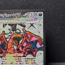Pokemon Card Charizard ex 215/197 Obsidian Flames 215/197 Ultra Rare Full Fire - Image 3