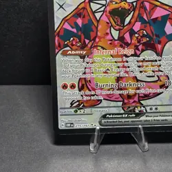 Pokemon Card Charizard ex 215/197 Obsidian Flames 215/197 Ultra Rare Full Fire - Image 4