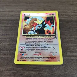 Entei 34 - LP REVERSE HOLO Black Star Movie Promo - 2001 Pokemon TCG Card - Image 1