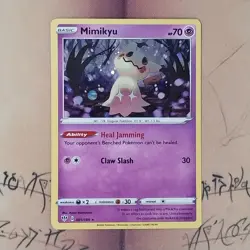 Mimikyu 081/189 Exclusive Cosmos Holo NM Pokemon Card English - Image 1