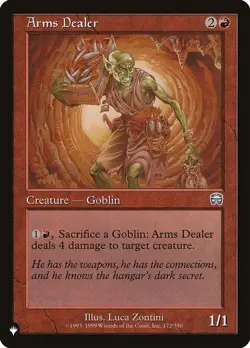 MTG Magic the Gathering Arms Dealer (MMQ-172/2869) The List NM - Image 1