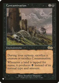 MTG Magic the Gathering Contamination (838/1358) The List LP - Image 1