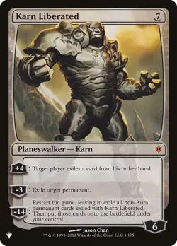 MTG Magic the Gathering Karn Liberated (815/1104) The List LP - Image 1
