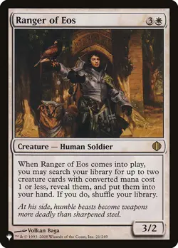 MTG Magic the Gathering Ranger of Eos (ALA-21/2869) The List LP - Image 1