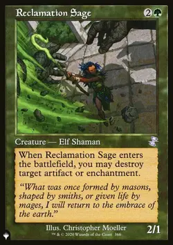 MTG Magic the Gathering Reclamation Sage (700/1104) The List LP - Image 1