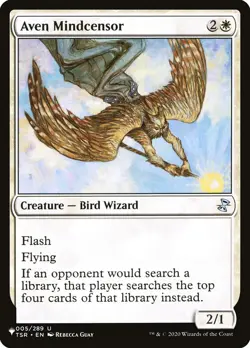 MTG Magic the Gathering Aven Mindcensor (TSR-5/2851) The List NM - Image 1
