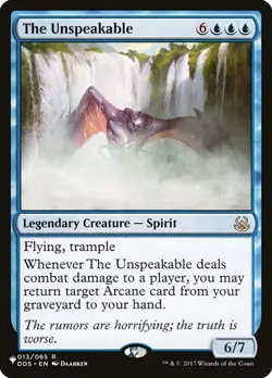 MTG Magic the Gathering The Unspeakable (673/1104) The List NM - Image 1