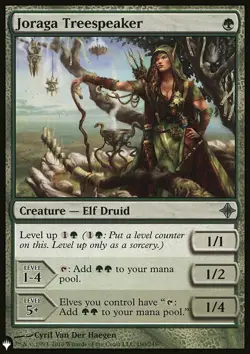 Magic the Gathering MTG Joraga Treespeaker (621) The List LP - Image 1