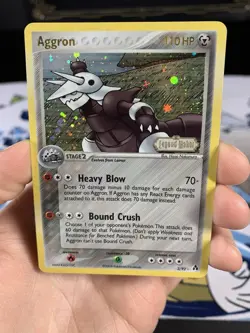 Pokemon Card Ex Legend Maker Aggron 2/92 2006 Reverse Stamped Holo - Image 2
