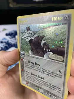 Pokemon Card Ex Legend Maker Aggron 2/92 2006 Reverse Stamped Holo - Image 3