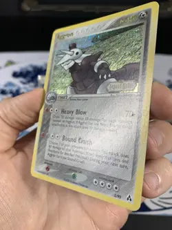 Pokemon Card Ex Legend Maker Aggron 2/92 2006 Reverse Stamped Holo - Image 5