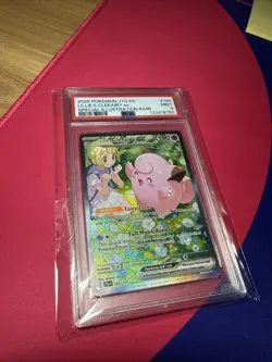 Pokemon TCG Lillie's Clefairy EX Journey Together Sir Card 184/159 PSA 9 - Image 1