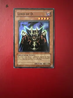 Yu-Gi-Oh! Lord of D. SDK-041 Super Rare Unlimited Edition TCG Card - Image 1