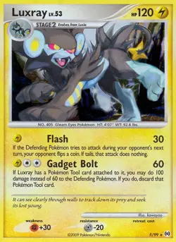 Pokemon Luxray (5/117) Arceus LP HOLO - Image 1