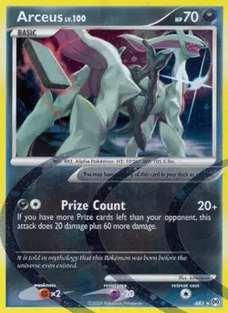 Pokemon Arceus (AR1/113) Arceus MP HOLO - Image 1