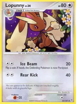 Pokemon Lopunny (63/176) Supreme Victors NM - Image 1