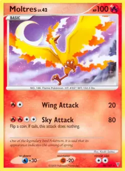 Pokemon Moltres (36/176) Supreme Victors LP - Image 1