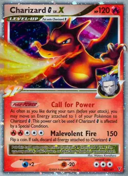 Pokemon Charizard G LV.X (143/178) Supreme Victors MP HOLO - Image 1