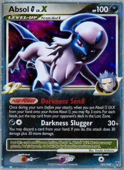 Pokemon Absol G LV.X (141/178) Supreme Victors HP HOLO - Image 1