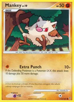 Pokemon Mankey (112/176) Supreme Victors NM - Image 1