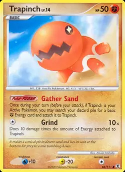 Pokemon Trapinch (84/131) Rising Rivals LP - Image 1