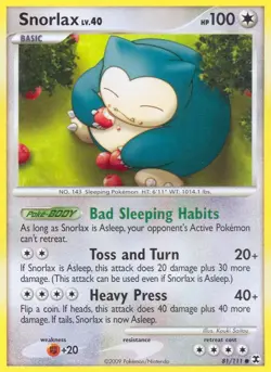 Pokemon Snorlax (81/131) Rising Rivals LP - Image 1